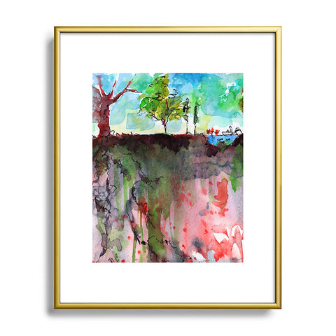 Ginette Fine Art Earth Metal Framed Art Print