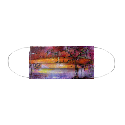 Ginette Fine Art Okefenoee Sunset Face Mask