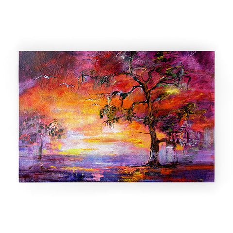 Ginette Fine Art Okefenoee Sunset Welcome Mat