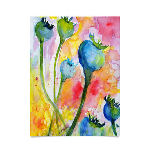 Ginette Fine Art Poppy Pods Poster