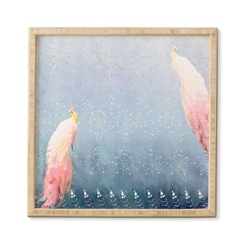 Hadley Hutton Pale Peacocks Framed Wall Art