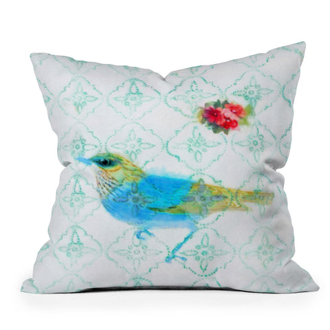 Hadley Hutton Through The Wallpaper Throw Pillow