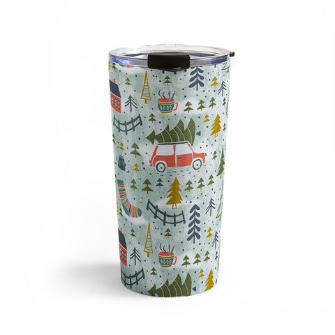 Heather Dutton Home For The Holidays Mint Travel Mug