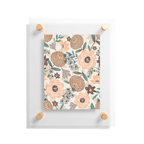 Heather Dutton Jardin Fleuri Ivory Floating Acrylic Print