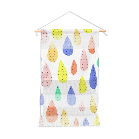 Hello Sayang Happy Raindrops Wall Hanging Portrait