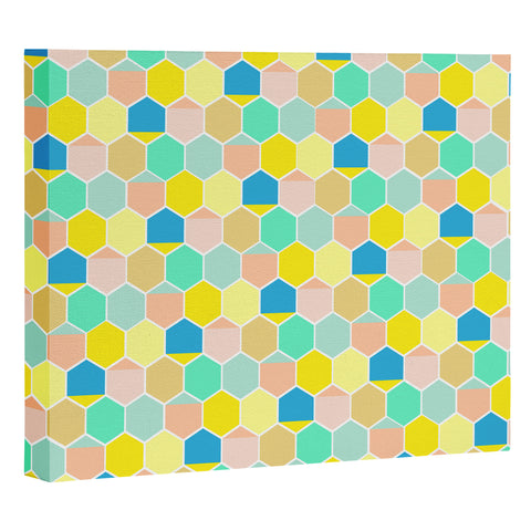 Hello Sayang Scandinavian Beehive Art Canvas