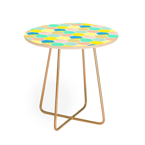 Hello Sayang Scandinavian Beehive Round Side Table