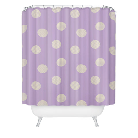 Hello Sayang Urban Jungle Pebbles Shower Curtain