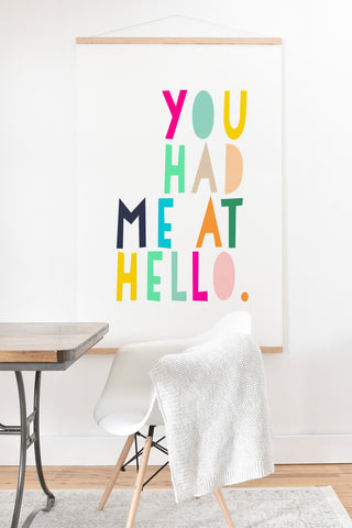 Hello Sayang You Had Me At Hello Art Print And Hanger