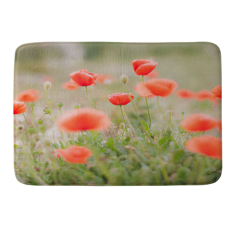 Hello Twiggs Red Poppy Memory Foam Bath Mat