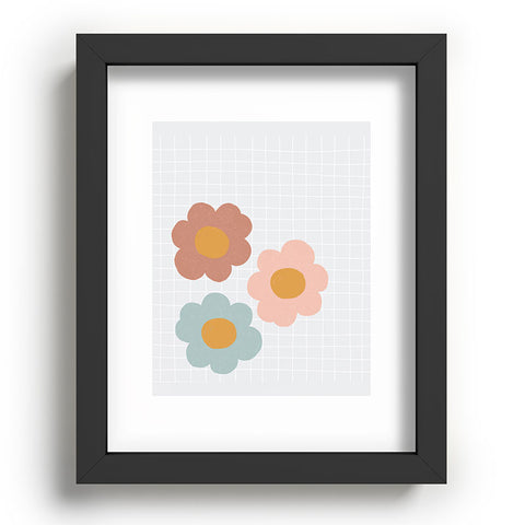 Hello Twiggs Spring Floral Grid Recessed Framing Rectangle