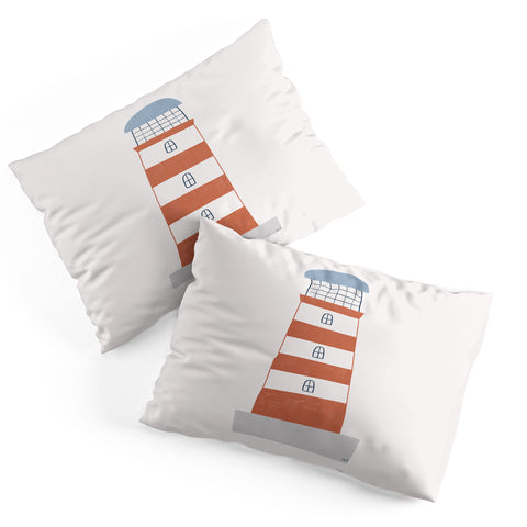 Hello Twiggs The Red Stripes Lighthouse Pillow Shams