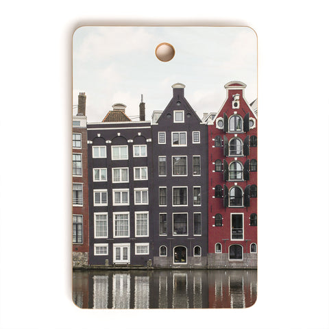 Henrike Schenk - Travel Photography Buildings In Amsterdam City Picture Dutch Canals Cutting Board Rectangle