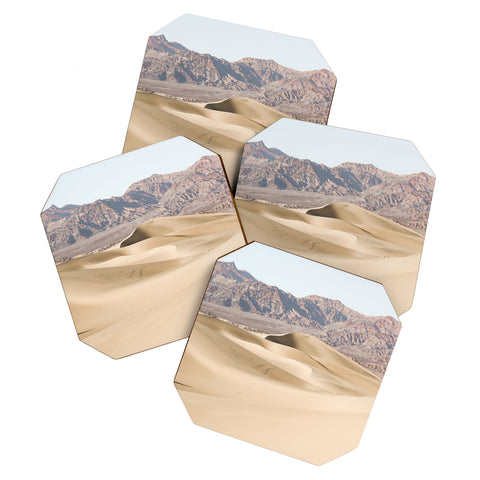 Henrike Schenk - Travel Photography Sand Dunes Of Death Valley National Park Coaster Set