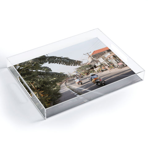 Henrike Schenk - Travel Photography Tropical Road On Bali Island Acrylic Tray