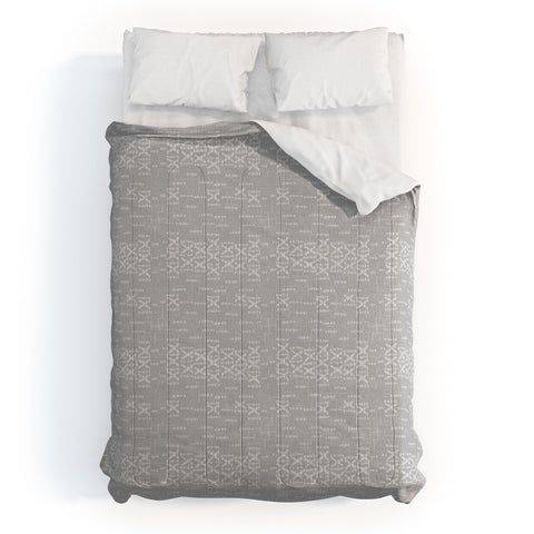 Holli Zollinger ABA MUDCLOTH GRIS Comforter