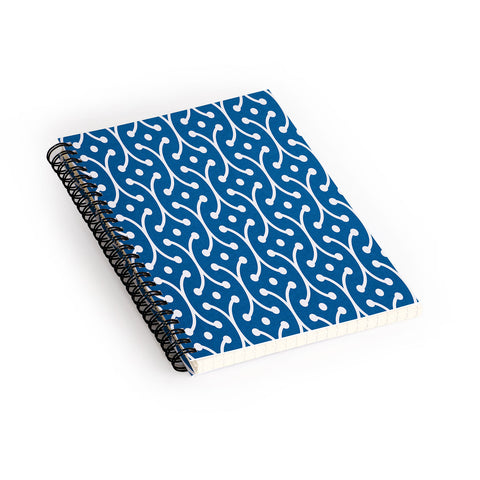 Holli Zollinger Denim Picket Spiral Notebook