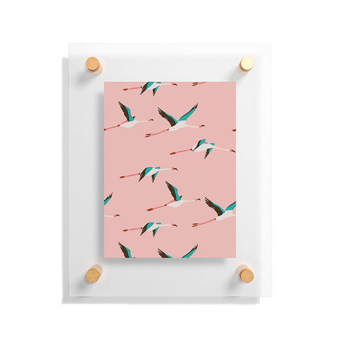 Holli Zollinger Flamingo Pink Floating Acrylic Print
