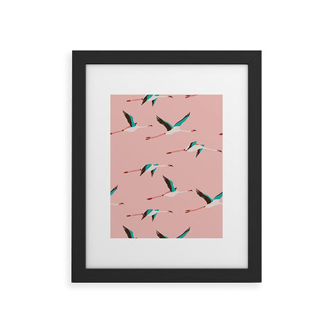 Holli Zollinger Flamingo Pink Framed Art Print