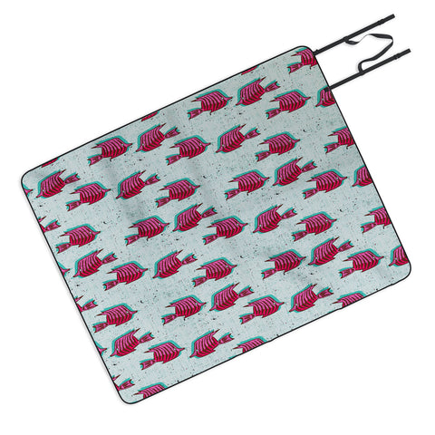 Holli Zollinger folka angelfish Picnic Blanket