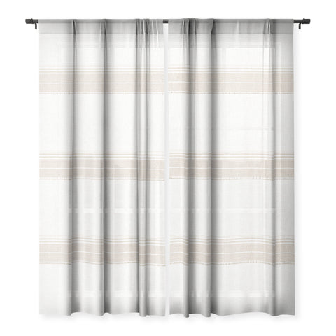 Holli Zollinger FRENCH LINEN TASSEL Sheer Window Curtain