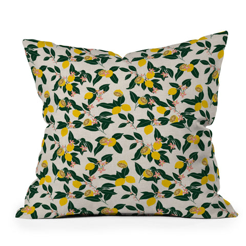 Holli Zollinger LEMONNY Throw Pillow