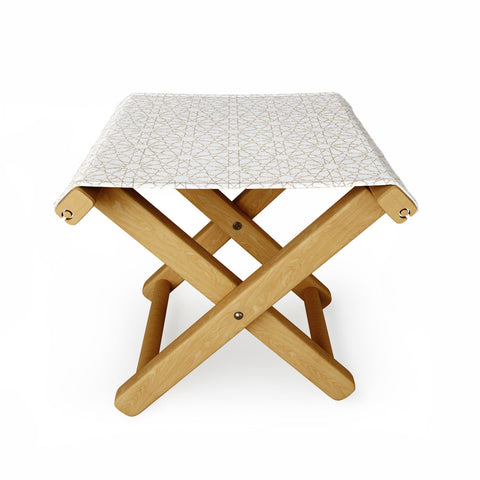 Holli Zollinger MAROK BEIGE Folding Stool