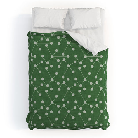 Holli Zollinger Molecules Duvet Cover