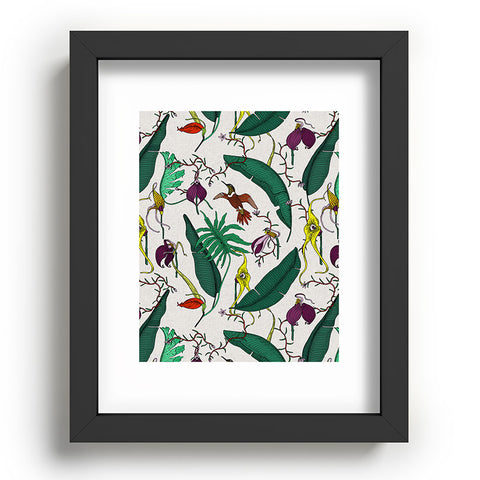 Holli Zollinger ORCHID GARDEN Recessed Framing Rectangle
