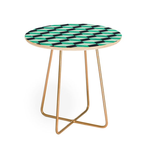Holli Zollinger PETRA SUGAR TEAL Round Side Table