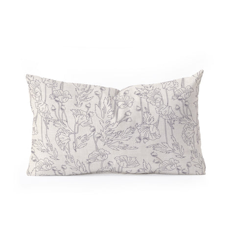 Holli Zollinger POPPY GREY Oblong Throw Pillow