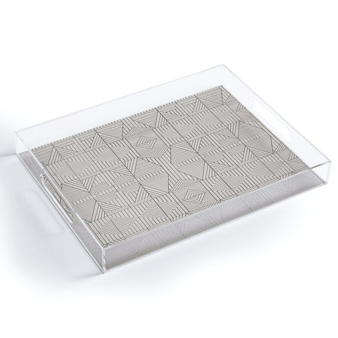 Holli Zollinger TROPICA GEO LINEN Acrylic Tray