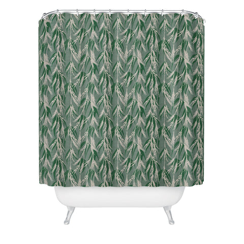 Holli Zollinger VINTAGE PALM Shower Curtain