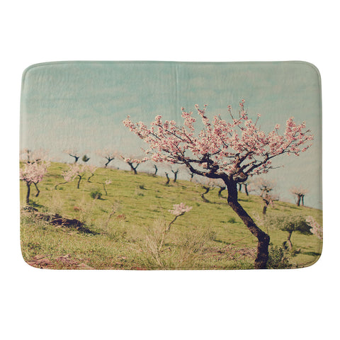 Ingrid Beddoes Almond Blossom Hill Memory Foam Bath Mat