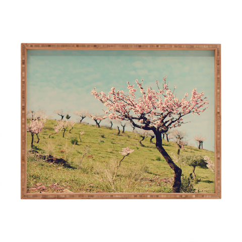 Ingrid Beddoes Almond Blossom Hill Rectangular Tray