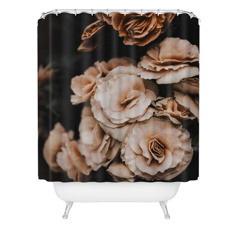 Ingrid Beddoes Begonia Flowers Shower Curtain