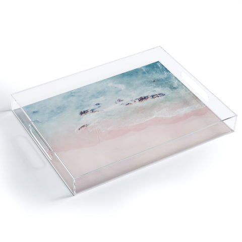 Ingrid Beddoes Ocean Pink Blush Acrylic Tray