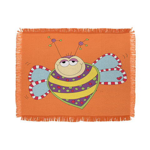 Isa Zapata Trukas Beeatriz Throw Blanket