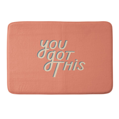 isabelahumphrey You Got This II Memory Foam Bath Mat