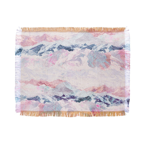 Iveta Abolina Painted Rockies Throw Blanket