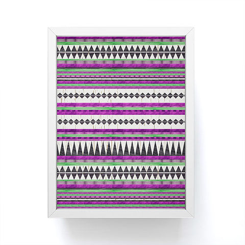 Iveta Abolina Purple Navajo Framed Mini Art Print