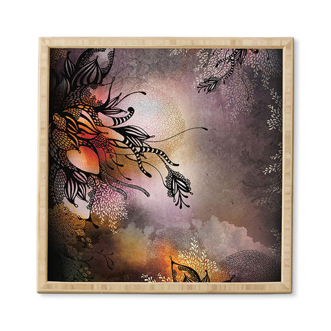 Iveta Abolina Purple Storm Framed Wall Art