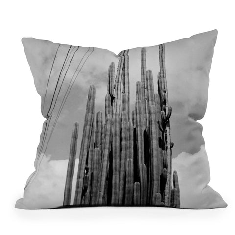 J. Freemond Visuals Highline Cacti Throw Pillow