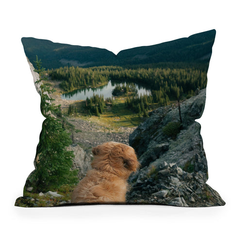 J. Freemond Visuals Lookout Enzo Throw Pillow