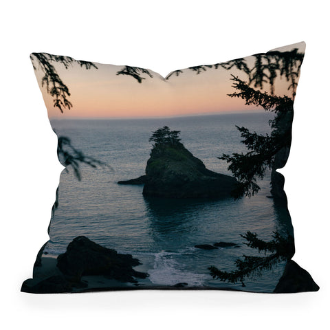 J. Freemond Visuals Secret Beach Throw Pillow