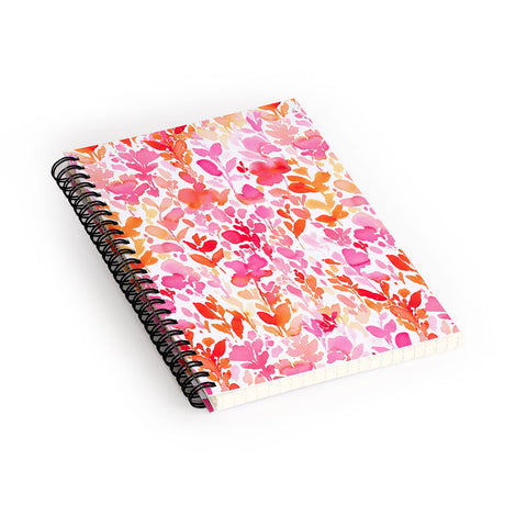 Jacqueline Maldonado Flirt Pink Spiral Notebook