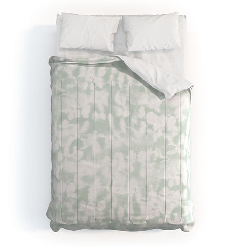 Jacqueline Maldonado Inverse Ice Dye Green Tea Comforter