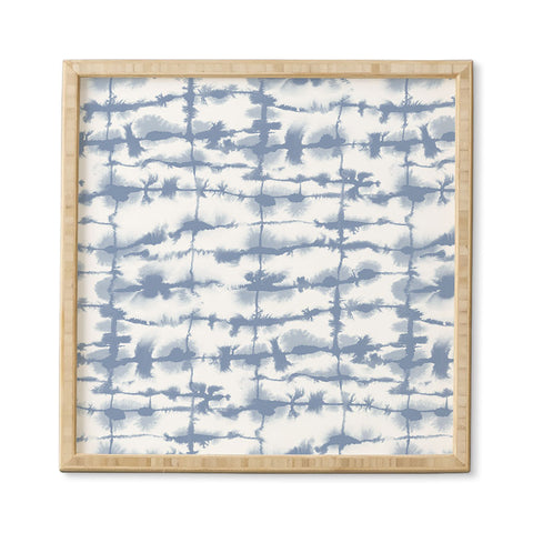 Jacqueline Maldonado Lateral Slate Blue Framed Wall Art