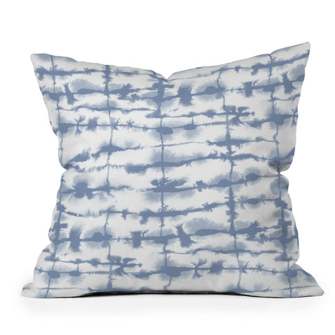 Jacqueline Maldonado Lateral Slate Blue Throw Pillow