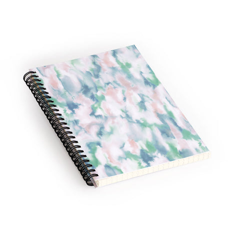 Jacqueline Maldonado Love Spell Green Pink Blue Spiral Notebook